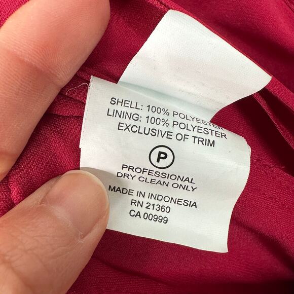 Morilee Madeline Gardner Berry Red A-Line Maxi Corset Top Dress - Picture 6 of 6